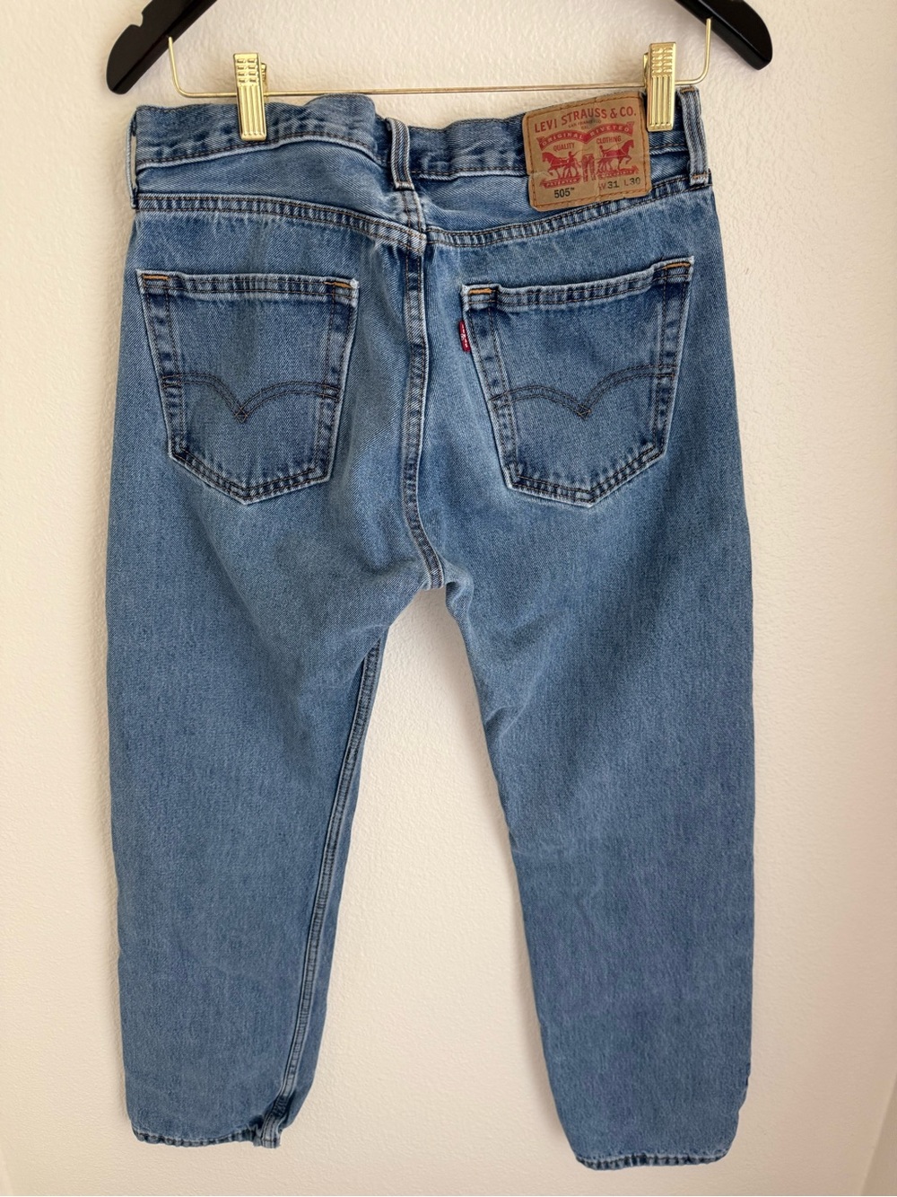 Levi's Vintage 505 Blue Straight-Leg Jeans